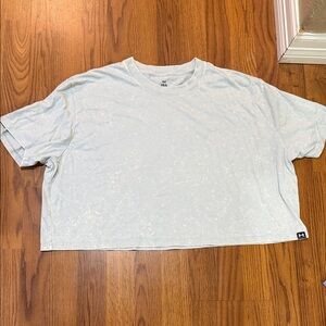 Under Armour Sky Blue Cropped Tee